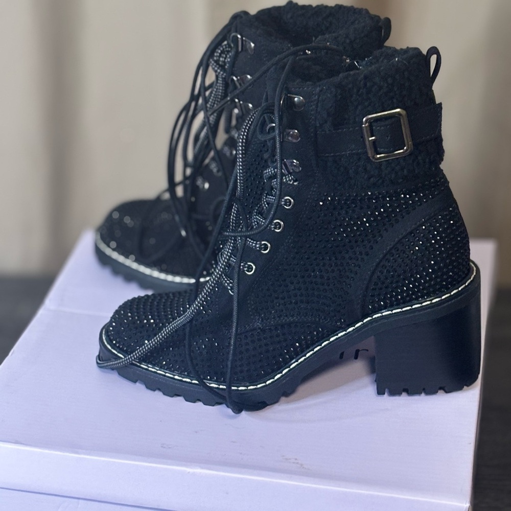 Madden Girl Black Multi Boots